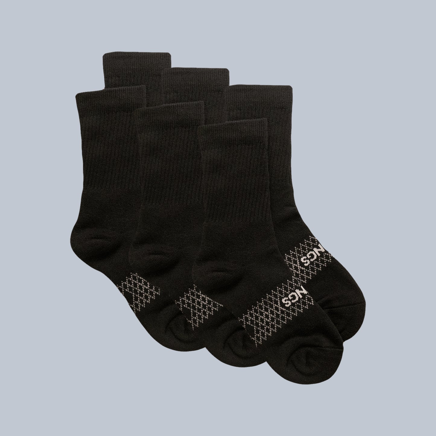 Everyday Crew Sock Black 3-Pack